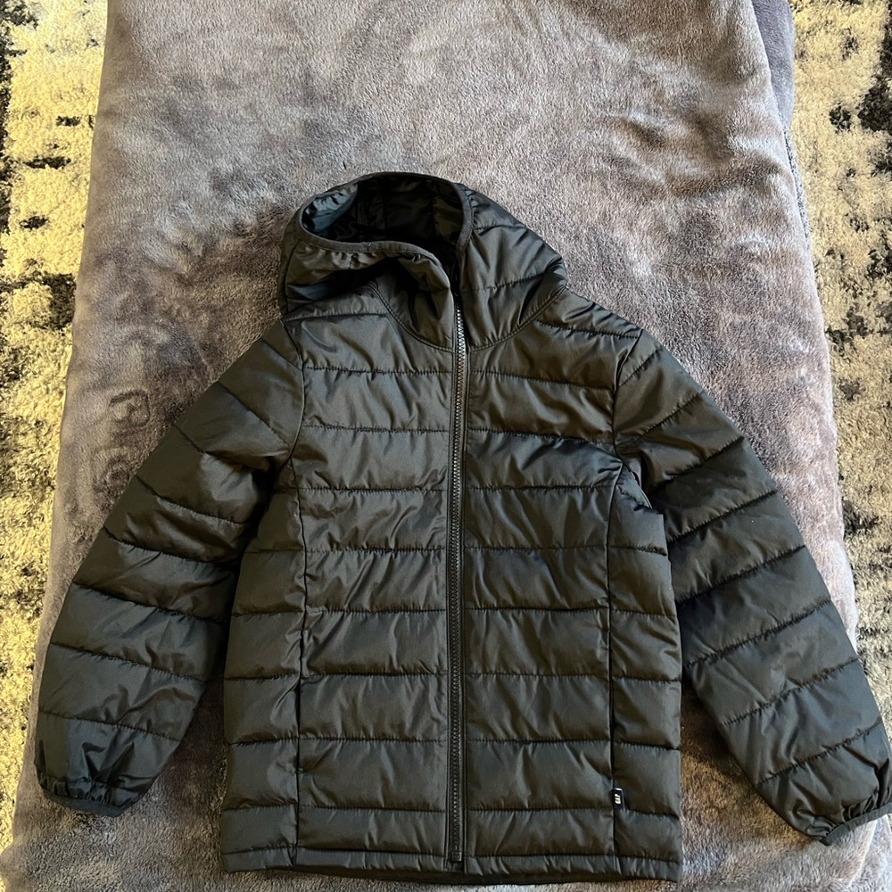 GAP Kids Charcoal Puffer Jacket